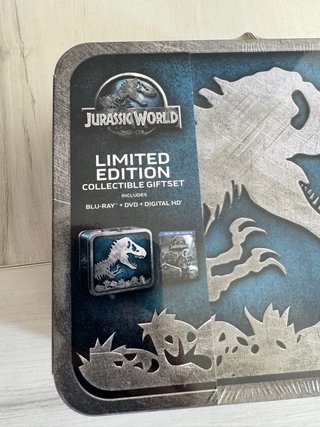 Maletín Metálico Jurassic World Blu-ray DVD