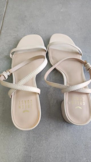 Sandalias Beige Tiras Finas Green Coast