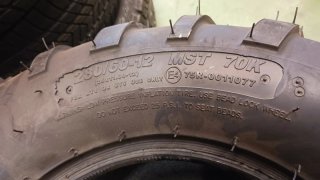 280/60 R12 70K CARLSTAR AT489