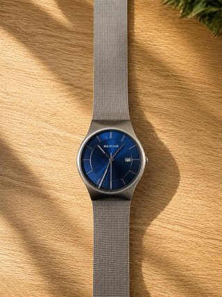 Reloj Bering Acero Inoxidable Azul