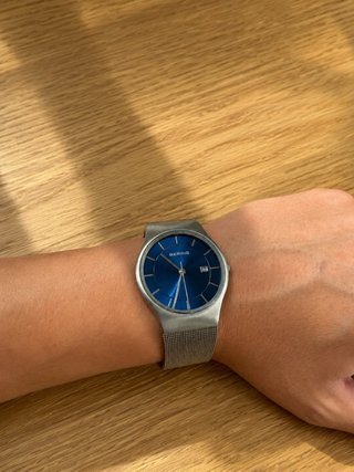 Reloj Bering Acero Inoxidable Azul