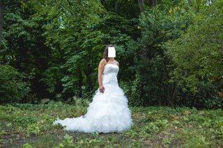 Vestido de Novia Blanco,marca Vertice Gala