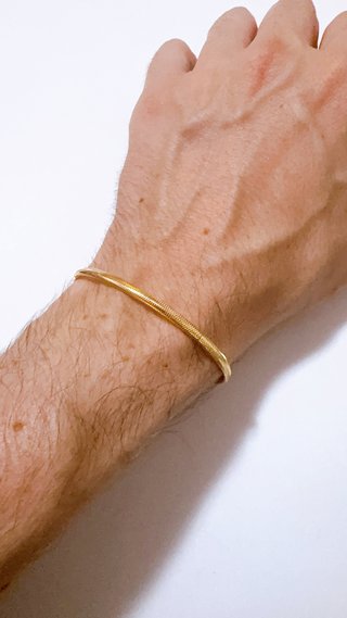 Bracciale a molla in oro giallo 18kt 750