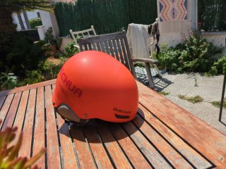 Casco de esquí naranja Quechua