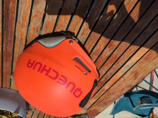 Casco de esquí naranja Quechua