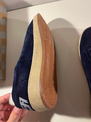 Golden Goose Bambas Azul Marino y Plata