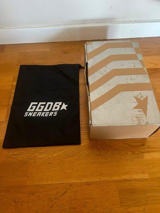 Golden Goose Bambas Azul Marino y Plata