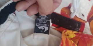 Bañador Quiksilver Talla 33 Flores Naranja