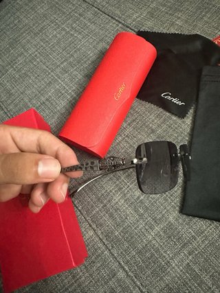 Gafas Cartier Nuevas Plata