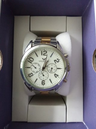 Reloj Viceroy Hombre dorado y plateado