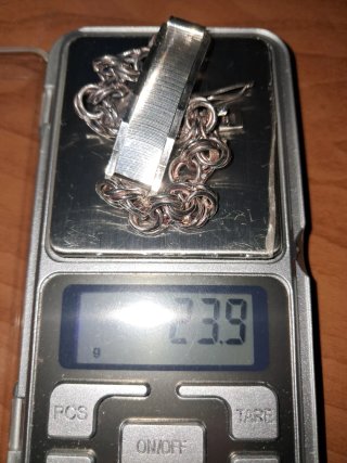 Esclava Caballero Plata Ley 925 21cm