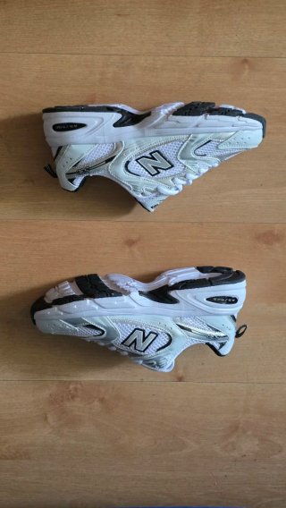 New Balance 530 Blancas Plata