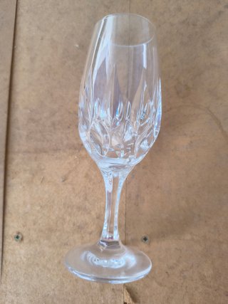 Copas de cristal tallado