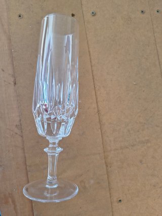 Copas de cristal tallado