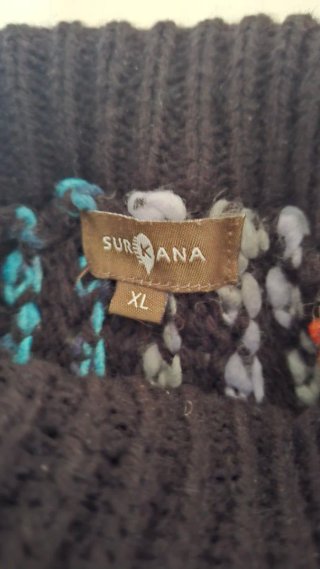 Jersey Surkana Mujer Negro Multicolor