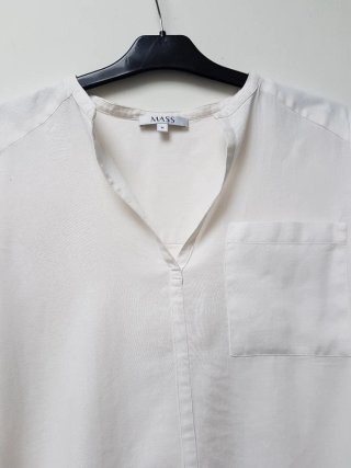 Camisa blanca fluida t-38