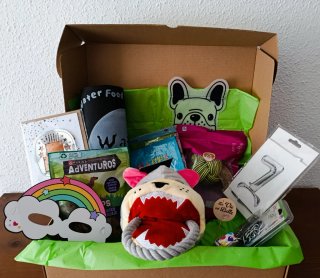 Caja cumpleaños XL para mascotas personalizada
