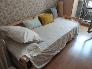 Cama individual sin estrenar con colchón nuevo