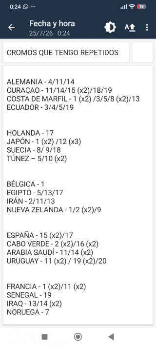CAMBIO CROMOS MUNDIAL 2026 (LEER ANUNCIO ENTERO)