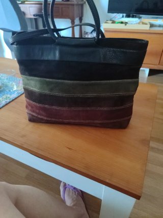 Bolso de piel  de  mano/hombro