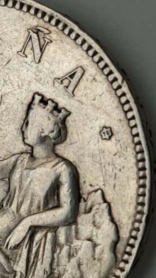 Moneda 5 Pesetas 1870 - Estrella *18 / *70