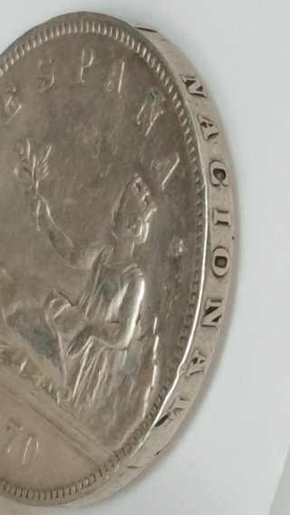 Moneda 5 Pesetas 1870 - Estrella *18 / *70