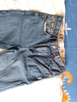 Pantalón corto vaquero azul