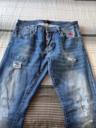 Jeans Dsquared2 Azules Desgastados talla w34