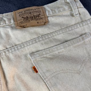 Levi's 517 Orange Tab Beige Vintage W40