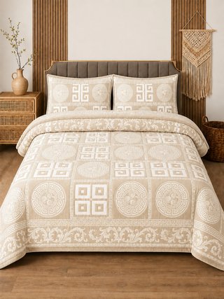 Edredón Bouti Jacquard Algodón 250/260cm + 2 Funda