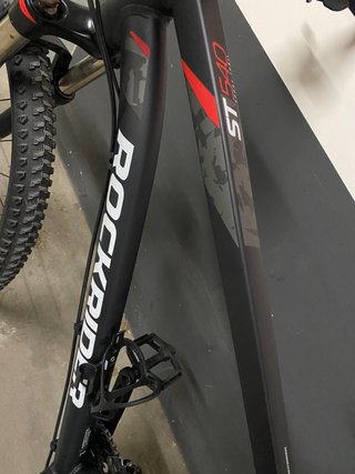 Bicicleta Rockrider ST 540 Negra/Roja