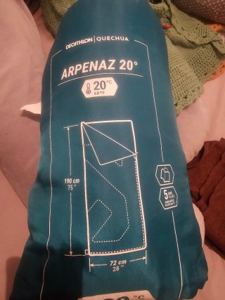 Saco de dormir Decathlon Arpenaz 20°