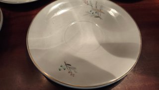 Juego 6 tazas y platos de porcelana vintage