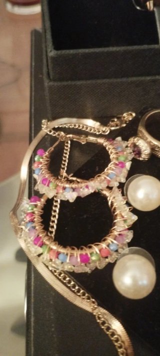 Conjunto Joyería Shein: Reloj, Collares, Anillos