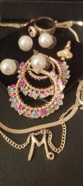 Conjunto Joyería Shein: Reloj, Collares, Anillos