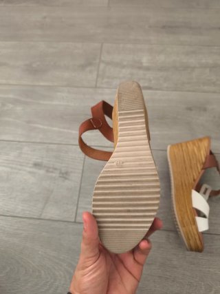 sandalias de piel talla 38