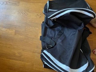 Bolsa de deporte Macron negra