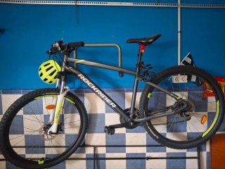 Bicicleta Montaña Rockrider Gris