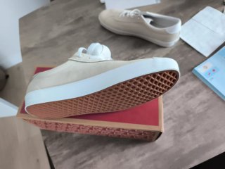 Zapatillas Vans Beige/Blanco Talla 46