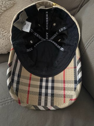 Gorra Burberry Beige y Multicolor