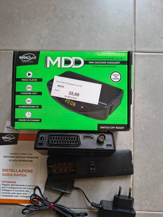 Receptor TDT HD DVB-T2 Digiquest MDD Full HD