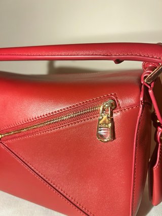 Bolso Loewe Puzzle Rojo 24 cm