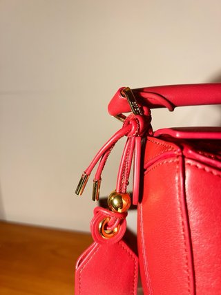 Bolso Loewe Puzzle Rojo 24 cm