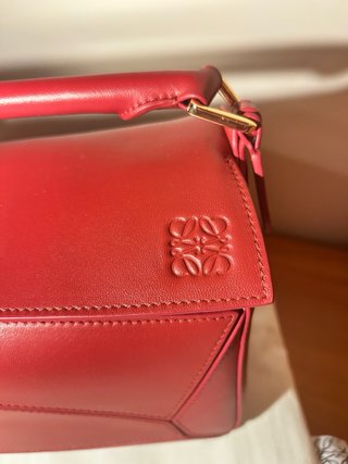 Bolso Loewe Puzzle Rojo 24 cm