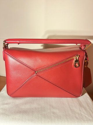 Bolso Loewe Puzzle Rojo 24 cm