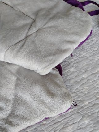 Saco universal silla paseo morado de invierno.