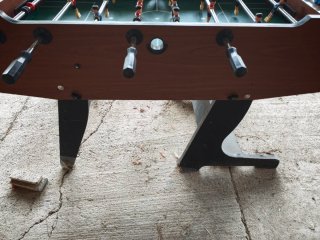 Futbolín de madera