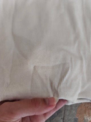 Top blanco manga larga