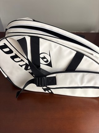 Paletero Dunlop Tour Series Blanco y Negro
