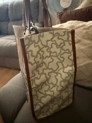 Bolso Tous Beige y Marrón